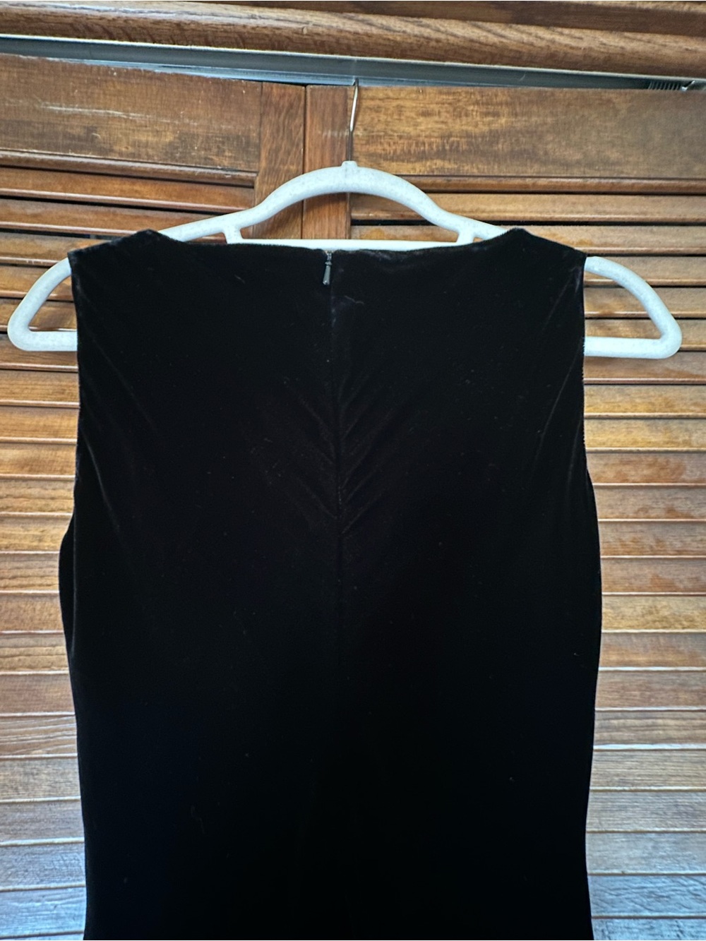 Lauren Ralph Lauren Black Velvet Cowl Neck Sleeveless Cocktail Dress size 6 - Picture 9 of 11